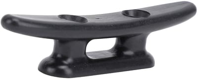 Dailygoods- Bootcleat Zwart - Nylon Constructie - Hoge Treksterkte - Gemakkelijke Installatie - Marine Toepassing - Veilig Vastzetten van Touwen - Dockcleat