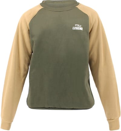 Trui/sweater dames/heren Groen Fleece L