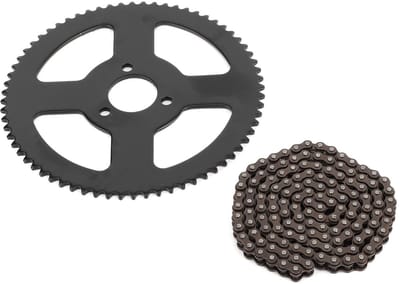 Golden crown - 25H Ketting Achter Tandwiel - Duurzaam en Robuust - 144 Schakels - Eenvoudige Installatie - Geschikt voor Mini Elektrische Motorfiets en ...