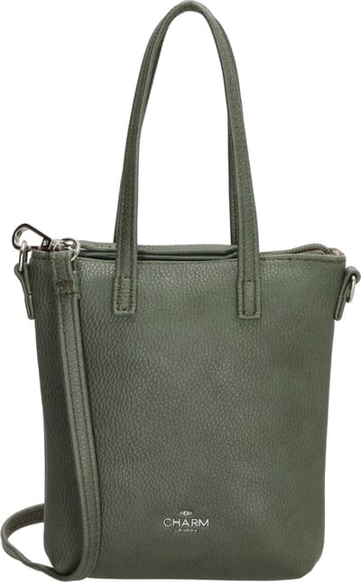 Charm London Stratford Crossbody Schoudertas Shopper - Donkergroen