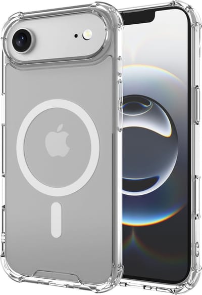 Just in Case hoesje geschikt voor iPhone Air – Impact Shockproof Case geschikt voor MagSafe – Transparant