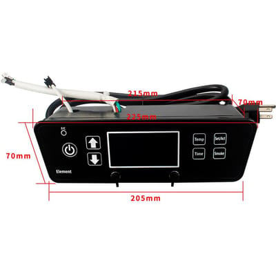 Nieuw LCD Digitale Thermostaat Bedieningspaneel Voor Pit Boss 3 Serie Houtpellet Grill gray