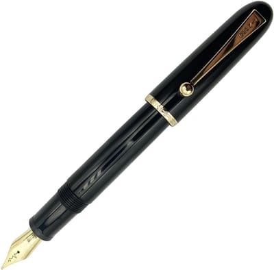 Dailygoods - Gullor Acryl Vulpen Heartbeat Tip, Zwart, Medium Penpunt (0.7mm)