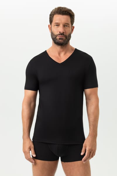 mey Herren Shirt Met V-Hals Serie Dry Cotton