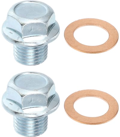 Dailygoods- Afvoerplug Hoge Kwaliteit - Motorolie Afvoerplug - M14x1.5 - Zilveren Toon - Eenvoudige Installatie - Geschikt voor Opel - Olieplug