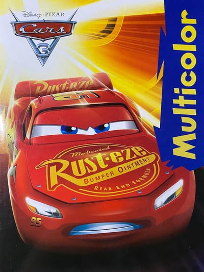 Disney Pixar Cars Kleurboek - Lightning McQueen - 32 Pagina's - Inclusief 17 Kleurplaten & 17 Voorbeelden - Voor Kinderen - Creatief Knutselen - Geschikt voor Kleurpotloden & Wasco