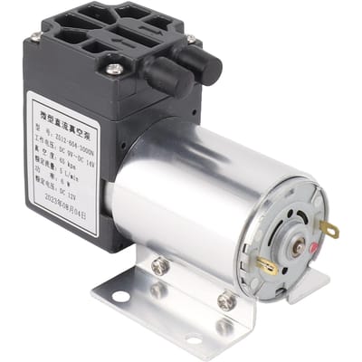 12V Vacuümpomp Onderdruk Zuigpomp Mini Klein Olievrij Vacuümpomp 65?120kpa 5L/min met