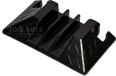 HBM eindkap voor 3-kanaals kabelgoot - rubber, 345 x 195 x 50 mm
