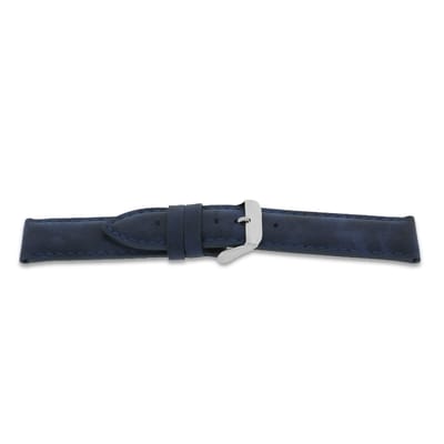 Horlogeband F641 Antique Cowhide Blauw 18×18 mm