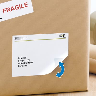 Herma zelfk. etik. Mov. 99,1x139 100 vel DIN A4 400 stuks 10313