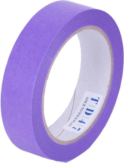 TD47 Maskeertape Low-Tack 25mm x 50m Paars