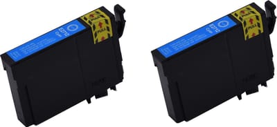 KATRIZ® huismerk inkt voor|Epson T27XL C|13ml | ( 2stuks) - Met chip