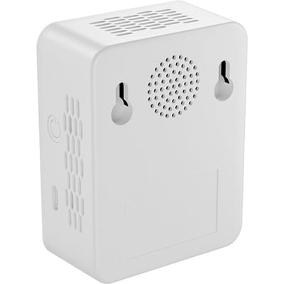 Détecteur de CO2 portable d'intérieur, thermohygromètre multifonctionnel, détecteur d'air numérique domestique intelligent pour la qualité de l'air blanc