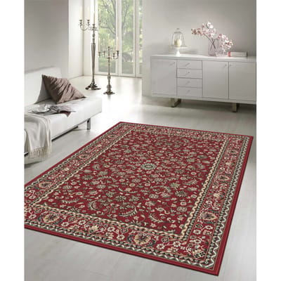 Klassiek Rood Oosters Vloerkleed – Nain Collectie - Traditioneel Vintage Tapijt- 140x200 CM