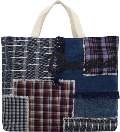 Desigual Schoudertas Accessories Shopping Bag Blue Veelkleurig