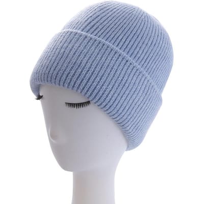 Chapeau Chapeau d'hiver Pull thermique Chapeau tricoté Laine gray