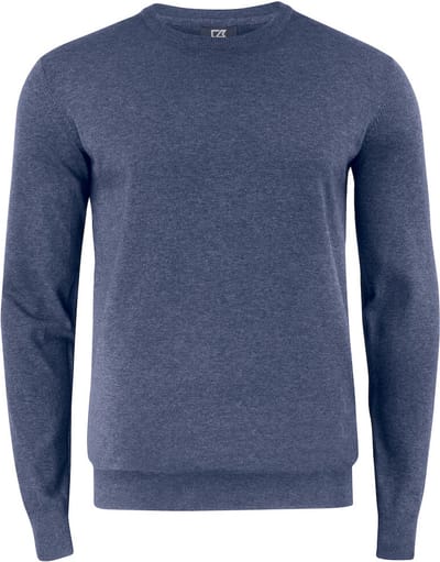 Cutter & Buck Oakville Crewneck Heren 355416 - Navy Melange - L