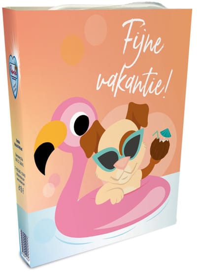 Renske Woef Gift Fijne Vakantie (Zonvakantie) - 10 x - Voordeelverpakking