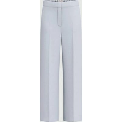 broek bijgesneden vrouw blauw