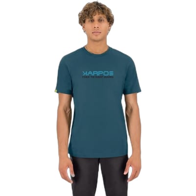 Karpos Loma Cotton T-shirt Met Korte Mouwen Blauw M Man