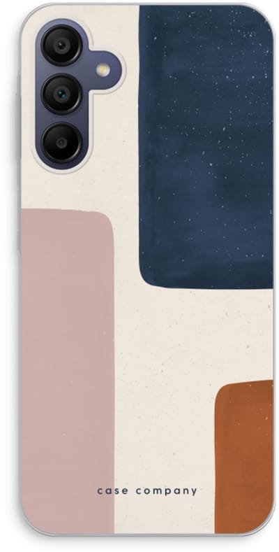 Case Company® - Hoesje geschikt voor Samsung Galaxy A15 hoesje - Geo #5 - Soft Cover Telefoonhoesje - Bescherming aan alle Kanten en Schermrand