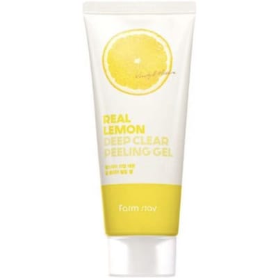FARM STAY Real Lemon Deep Clear Peeling Gel 100 ml (3 options) 1pcs white