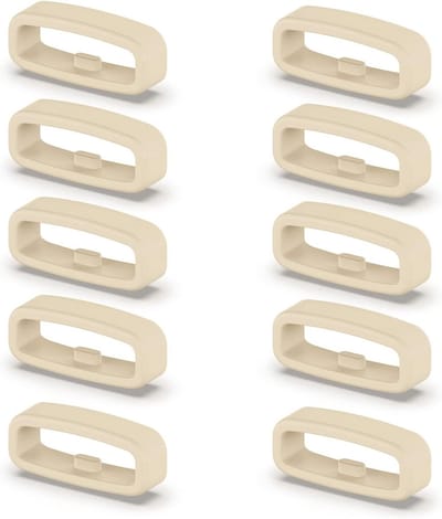 10 Stuks Silicone Horlogeband Retainer - Vervangende Sluiting voor 18mm/20mm/22mm Horlogebanden met Belt Loop