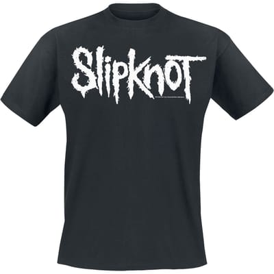 Slipknot T-shirt - White Logo - S tot 5XL - zwart
