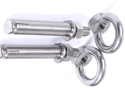 Ring Hijs Bout - Expansie Anker - Zware Bevestiging - Roestvrij Staal 304 - M14x110mm - Zilver