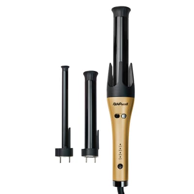 RickiParodi 3-in-1 Automatische Krultang MultiWave – 13-25-32 mm Opzetstukken – Keramische Coating – Instelbare Temperatuur – 360° Draaibaar Snoer