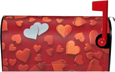 Brievenbus Cover - Postvak Decoratie - Tuin Aankleden - Magnetisch Ontwerp - 21x18 Inch - Zwart