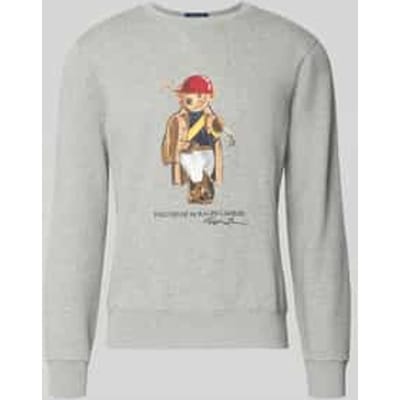 Regular fit sweatshirt van katoenmix