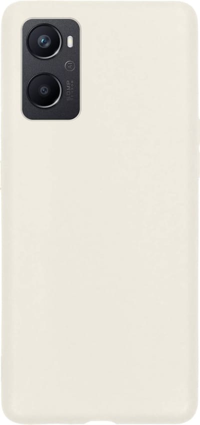 Hoes - Geschikt voor OPPO A76 - Sterk & Shockproof - Hoesje Cover - Siliconen Case - Wit