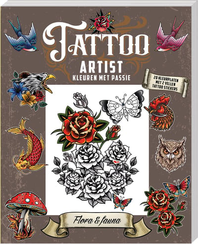 Tattoo Artist Kleurboek