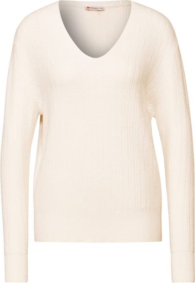 Street one - Pull - Maat L - Vrouwen - Creme - Viscose