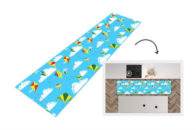 Keukenloper - Loper keuken - Vlieger - Zomer - Patroon - 200x50 cm - Keukenloper vinyl
