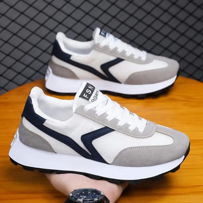 Trendy Schoenen Koppel Papa Schoenen Ademend Zomer Kleurafstemming Trendy Casual Schoenen Trendy Lage Top Sneaker 44