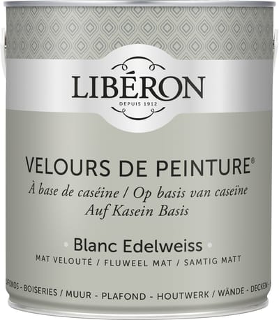 Liberon Velours De Peinture Muurverf - Mat - Blanc Edelweiss - 2,5l