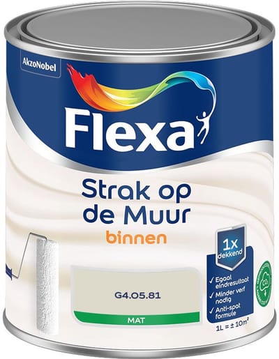 Flexa - Strak Op De Muur Binnen Mat - G4.05.81 - Mengverf - 1 L