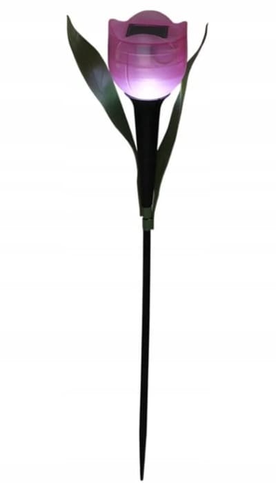 Koopman Tulipan Serie - Solar Tuinlamp - 30cm - Warm Wit LED - Weerbestendig