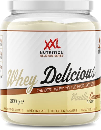 XXL Nutrition - Whey Delicious - Vanille Caramel - Eiwitpoeder - 1000 g