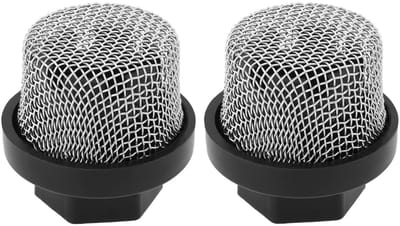 Dailygoody - Inlaatzeef - Inlaatzuigzeef - Voor Airless Verfspuit - 2 Stuks - Nylon en Roestvrij Staal - Voor Gra-co Modellen - Onderdeelnummer 246385