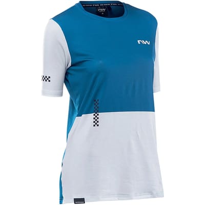 Northwave Xtrail 2 Korte Mouw Wielertrui Blauw M Vrouw