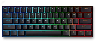 MCHOSE Ace60 Pro 60% Hall Effect Uranus SE Magnetische Schakelaar 8K Hz RGB Hotswap Zwart Mechanisch Gaming Toetsenbord (MC-Ace60-5)