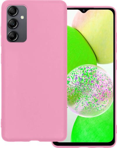 Hoesje Geschikt voor Samsung Galaxy A14 - Sterk & Shockproof - Hoes Cover - Siliconen Case - Roze