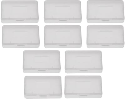 Allecto - Transparante Anti Stofkap Game Case - Bescherm je Gamekaarten - Compact en Lichtgewicht - Voor Game Boy Advance - 10 Stuks