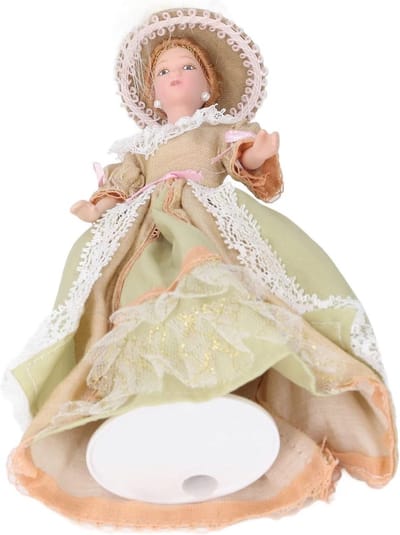 Miniatuur Porseleinen Figuren voor Poppenhuis, Realistische Keramische Modellen met Stand voor Poppenhuisliefhebbers