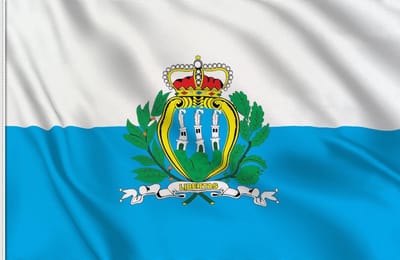New Age Devi - San Marino Vlag - Flag - Vlaggen - Polyester - 150 x 90 cm