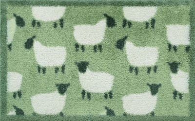 Kleen-Tex Turtle Wasbare Deurmat - Flock Green - 40 x 60cm