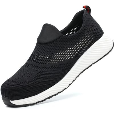 Zomer Mesh Lichtgewicht Werksneakers Stalen Neus Heren Dames Werkveiligheidsschoenen Ademende Constructieschoenen Werklaarzen Schoeisel 39